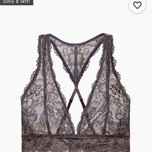 NWT Savage x Fenty Floral Lace Racerback Bralette